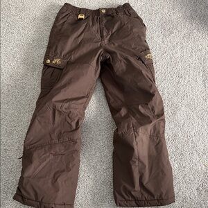 ZeroXposur Brown Kids Snow Pants